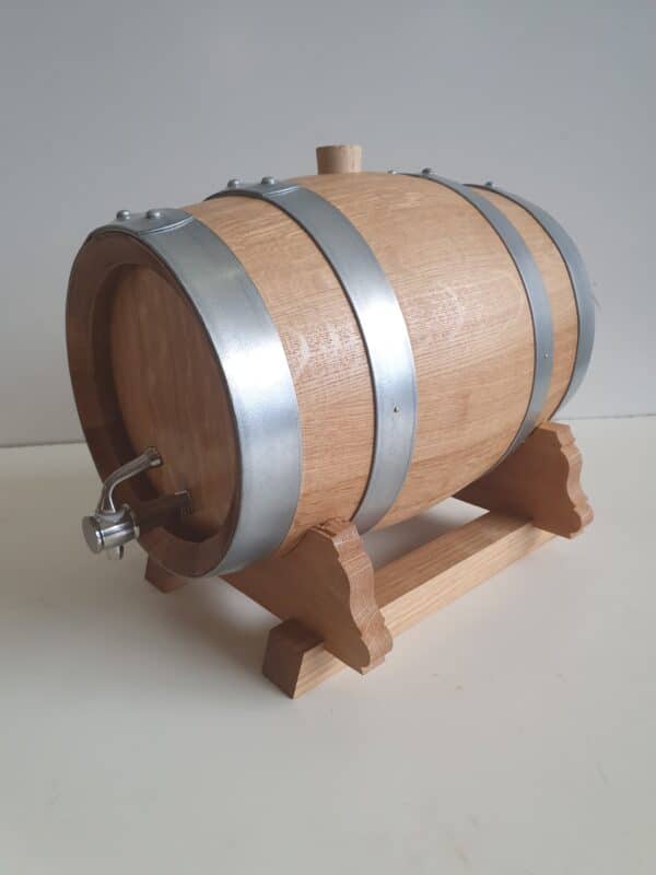 FUT DE CHENE FRANCAIS 5L ROBINET INOX