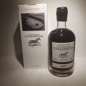 BAS-ARMAGNAC CHARRON 50 CL 46,7°MILLESIME 1987 BDF