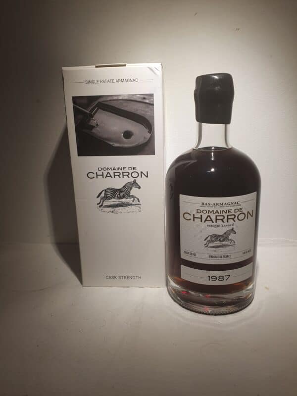 BAS-ARMAGNAC CHARRON 50 CL 46,7°MILLESIME 1987 BDF