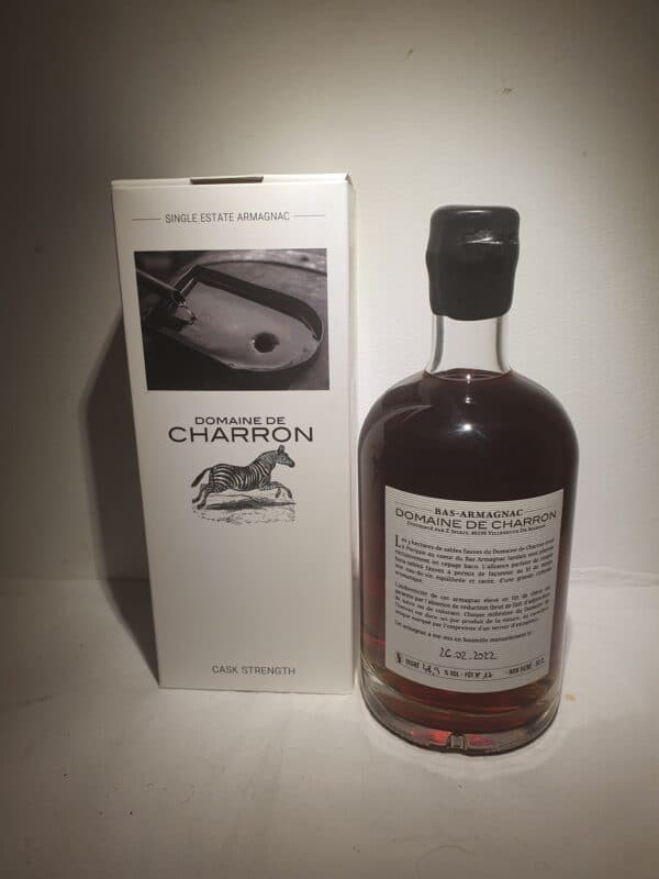 BAS-ARMAGNAC CHARRON 50 CL 48.9° MILLESIME 1996 BDF – Image 2