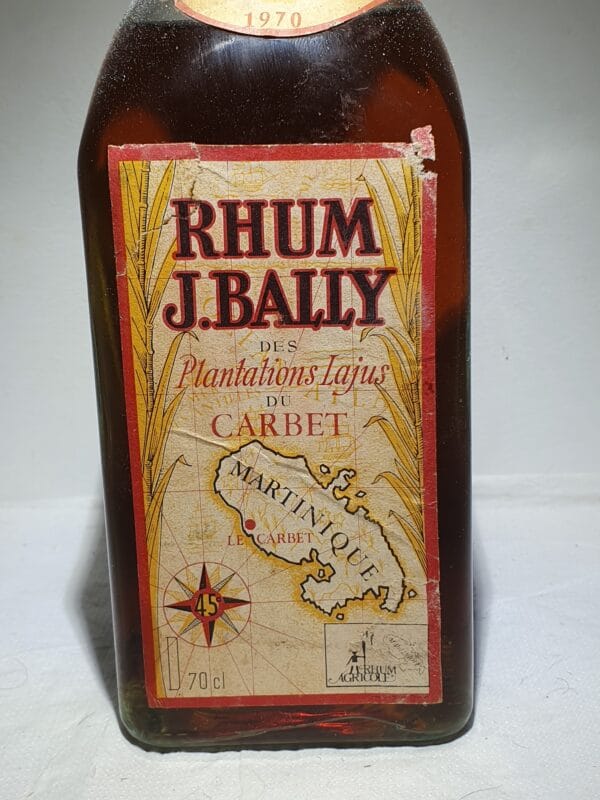 RHUM VIEUX BALLY 70 CL 45° MILLESIME 1970 – Image 4