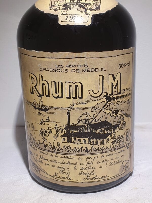 RHUM VIEUX JM 70 CL 50° MILLESIME 1986 – Image 3