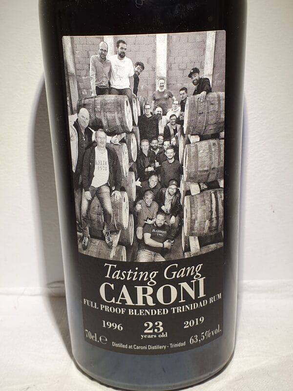 RHUM VIEUX CARONI 70 CL 63.5° MILLESIME 1996 TASTING GANG – Image 2