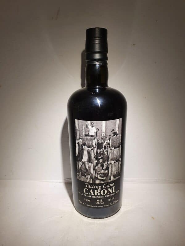 RHUM VIEUX CARONI 70 CL 63.5° MILLESIME 1996 TASTING GANG
