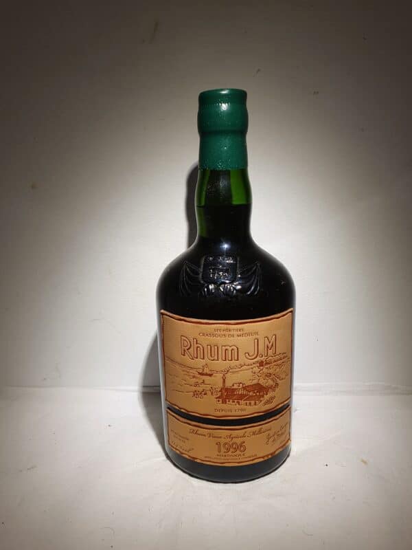 RHUM VIEUX JM 70 CL 44,4°MILLESIME 1996 15 ANS