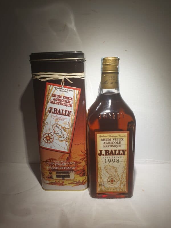 RHUM VIEUX BALLY 70 CL 43° MILLESIME 1998