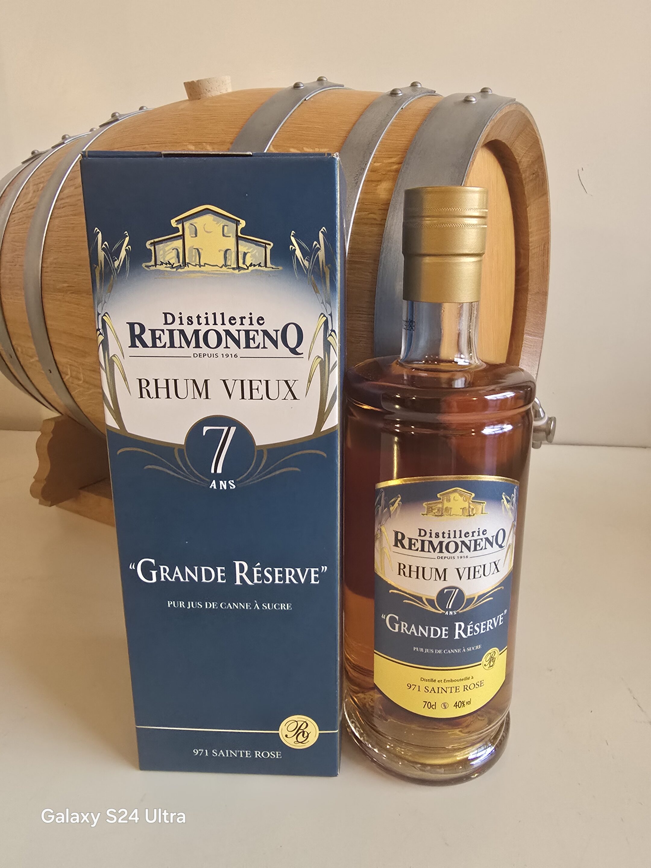 RHUM VIEUX REIMONENQ 70 CL 40° GRANDE RESERVE 7 ANS