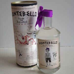 RHUM BLANC MONTEBELLO CUVEE THE BOLOKOS 3 70 cl 78.2° BRUT DE COLONNE