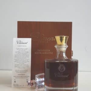 CARAFE CRISTAL RHUM VIEUX CLEMENT 70 CL 42° HORS D'AGE