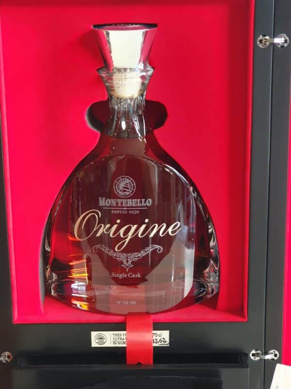 RHUM VIEUX MONTEBELLO 70 CL 43.6° CUVEE ORIGINE SINGLE CASK BRUT DE FUT – Image 3