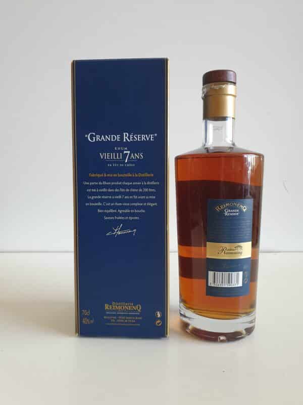 RHUM VIEUX REIMONENQ 70 CL 40° GRANDE RESERVE – Image 2