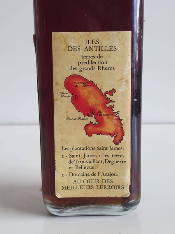 RHUM VIEUX ST JAMES 1 L 47° CIRCA 1970 – Image 4