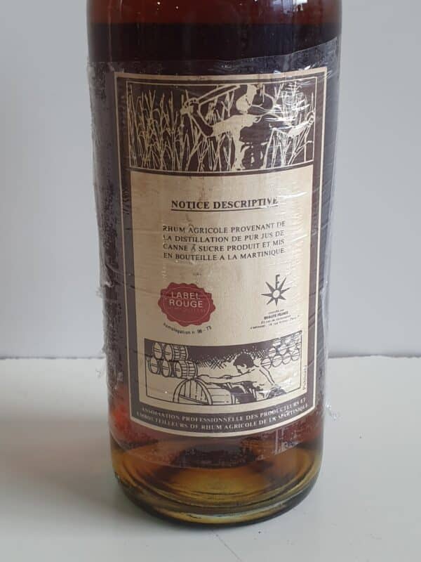 RHUM VIEUX TROIS RIVIERES 70 CL 45° MILLESIME 1970 LABEL ROUGE – Image 2