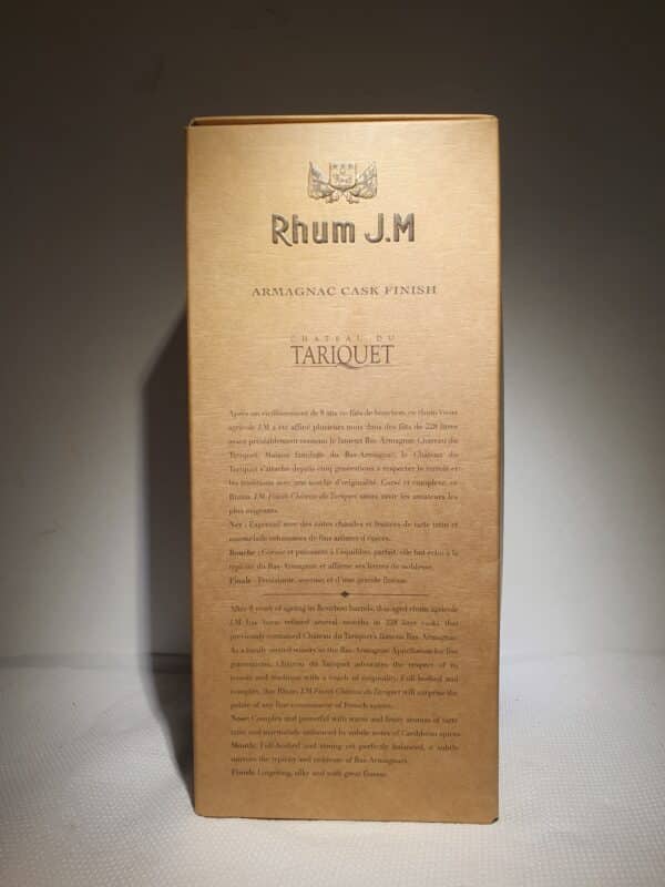 RHUM VIEUX JM 50 CL 41.5° ARMAGNAC CASK FINISH MILLESIME 2005 – Image 3