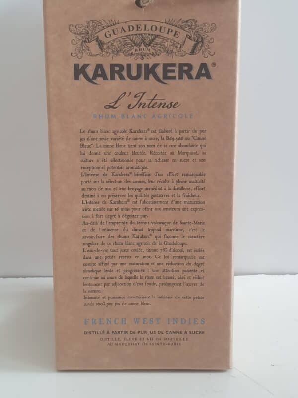 RHUM BLANC KARUKERA 70 CL 59.5° L'INTENSE – Image 5
