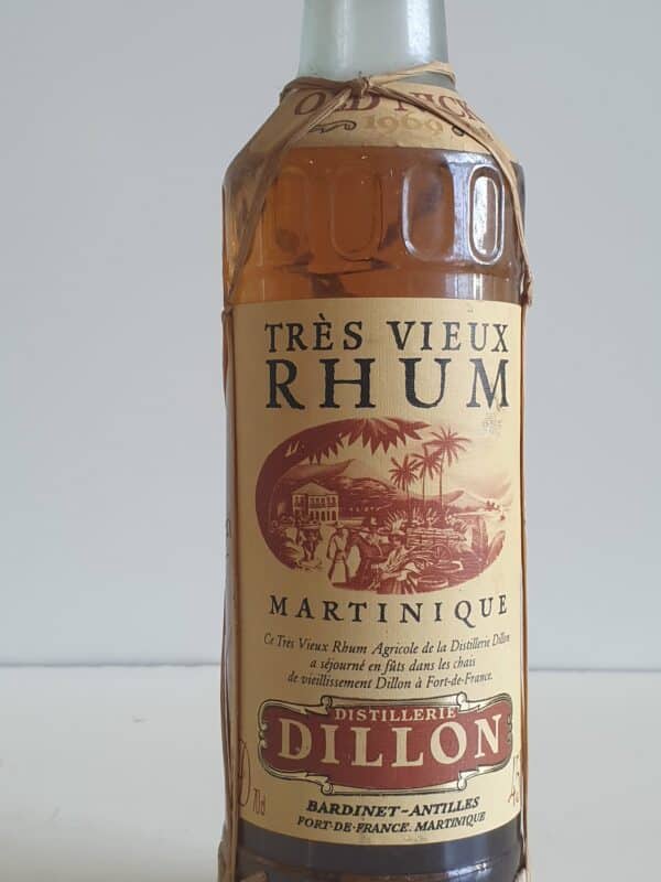 RHUM VIEUX DILLON 70 CL 45° MILLESIME 1969 – Image 2