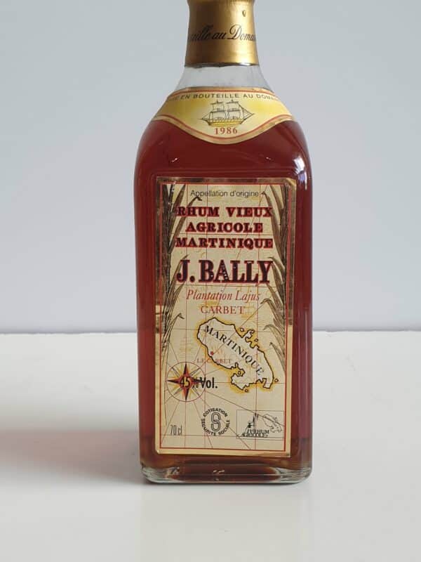 RHUM VIEUX BALLY 70 CL 45° MILLESIME 1986 – Image 2