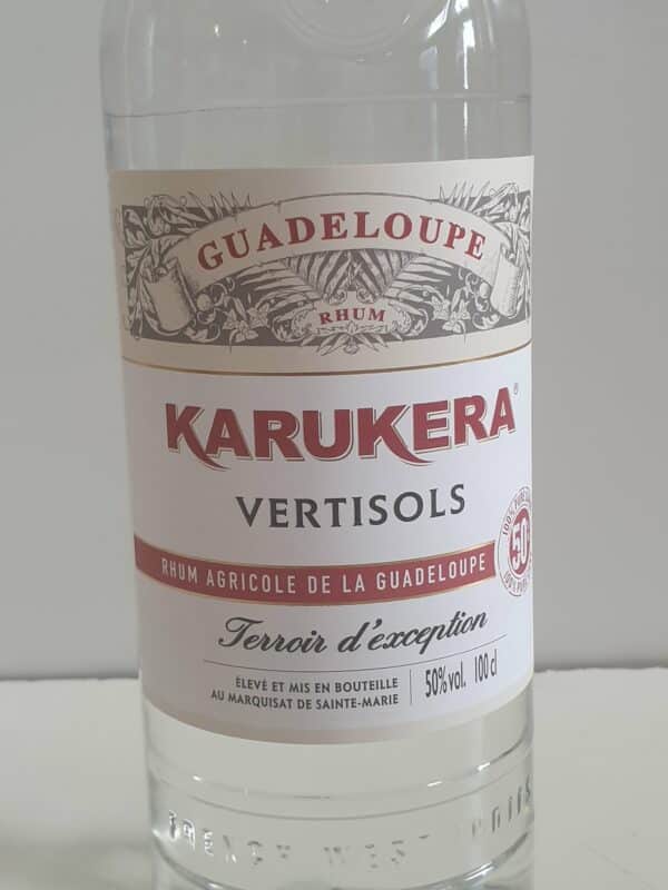 RHUM BLANC KARUKERA 1 L 59.5° VERTISOLS – Image 2
