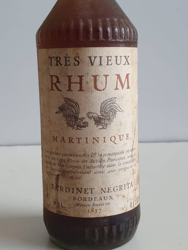 RHUM VIEUX BARDINET 70 CL 44° CIRCA 1957 – Image 2