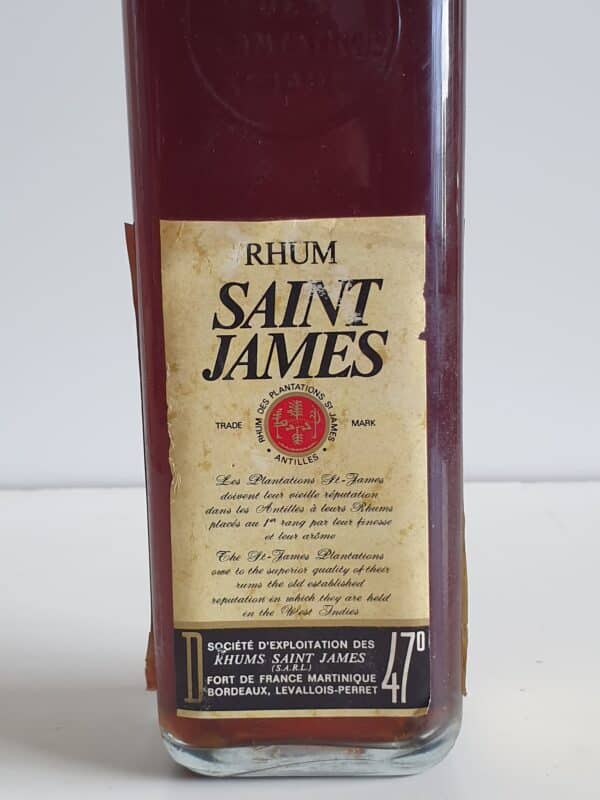 RHUM VIEUX ST JAMES 1 L 47° CIRCA 1970 – Image 2