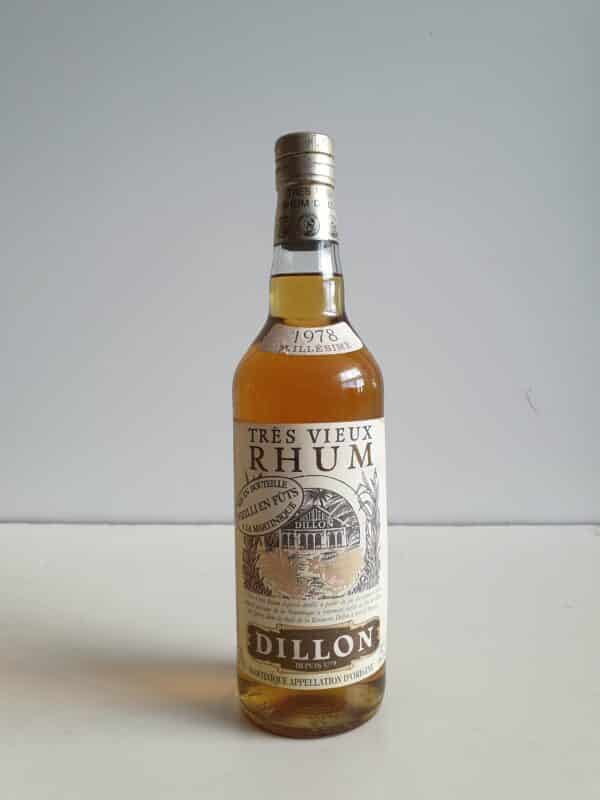 RHUM VIEUX DILLON 70 CL 45° MILLESIME 1978