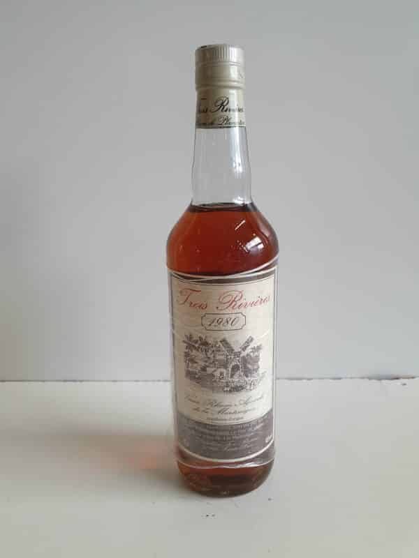 RHUM VIEUX TROIS RIVIERES 70 CL 45° MILLESIME 1980