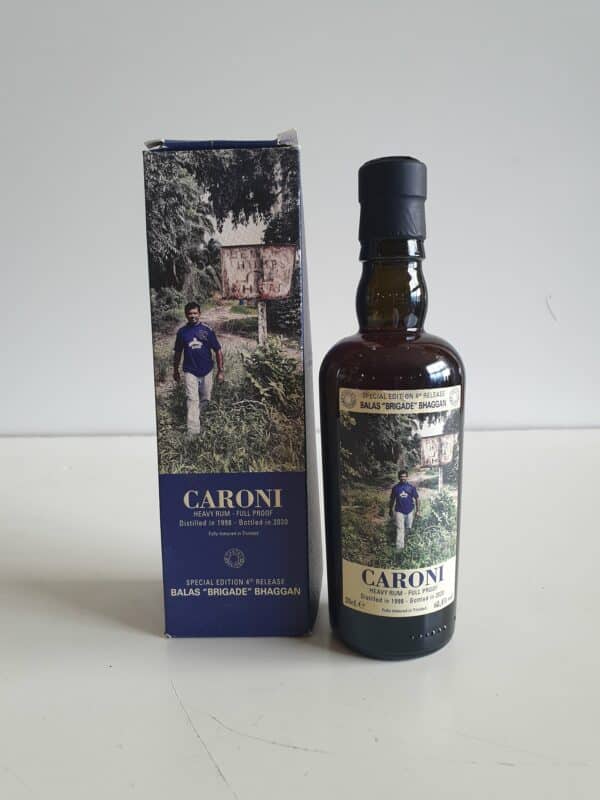 RHUM VIEUX CARONI 20 CL 68.4° BALAS "BRIGADE" BHAGGAN EMPLOYEES 4TH REL