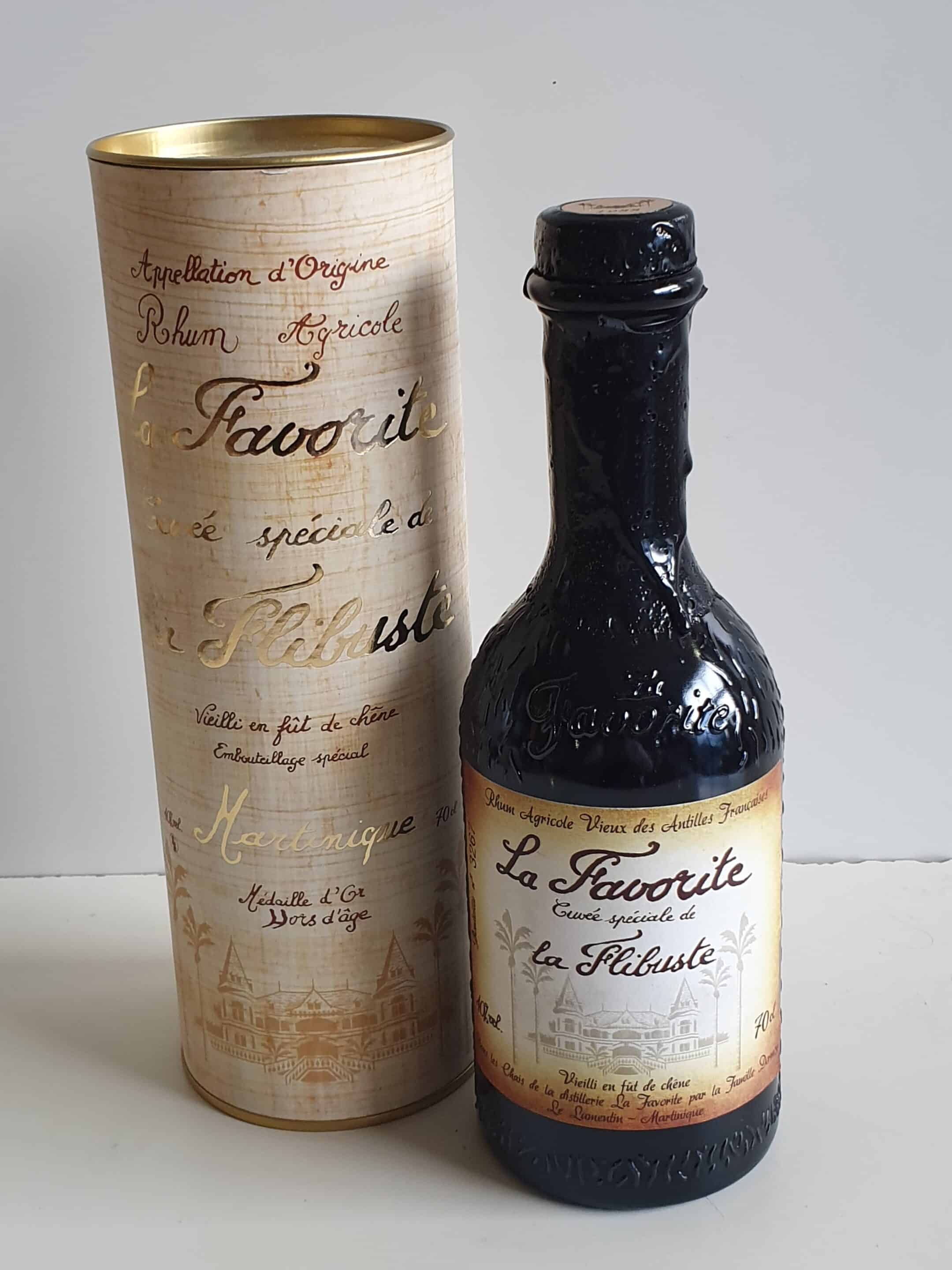 RHUM VIEUX LA FAVORITE 70 CL 40° LA FLIBUSTE MILLESIME 1988 - Rhum Caraibes