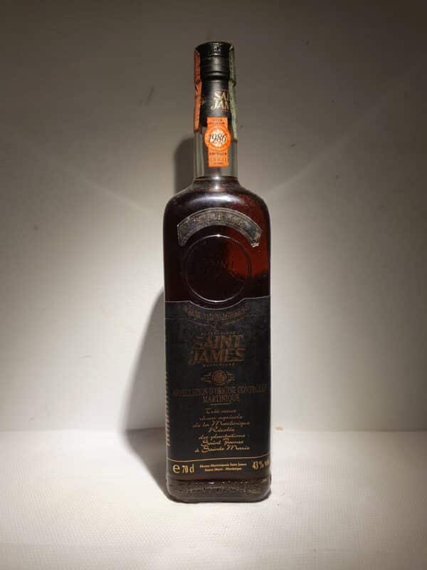 RHUM VIEUX ST JAMES 70 CL 43° MILLESIME 1986