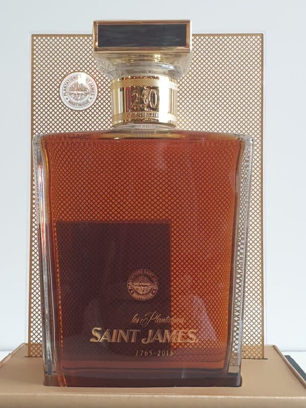 RHUM VIEUX ST JAMES 70 CL 43° CUVEE 250 ANS ANNIVERSAIRE – Image 2