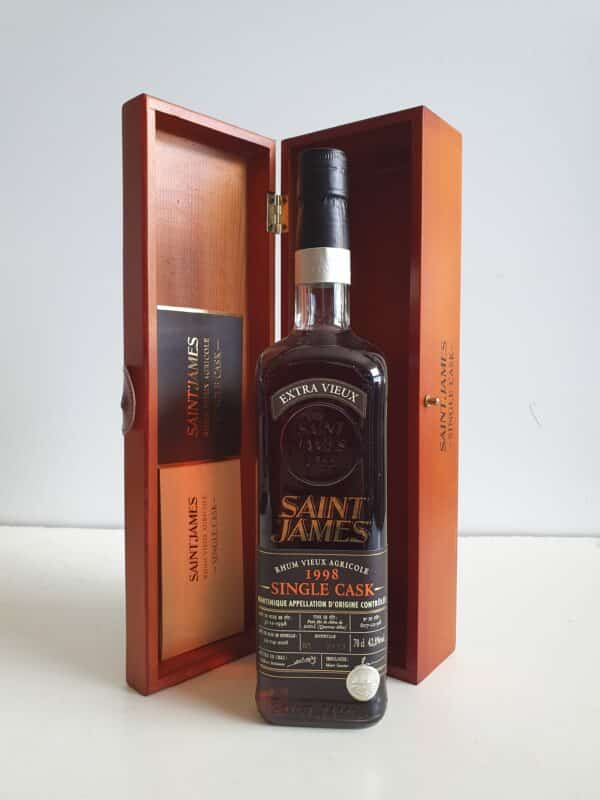 RHUM VIEUX ST JAMES 70 CL 42.8° MILLESIME 1998  17 ANS – Image 2