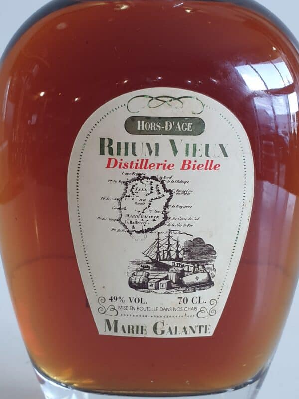 RHUM VIEUX BIELLE 70 CL 49° HORS D'AGE CIRCA 1990 – Image 4