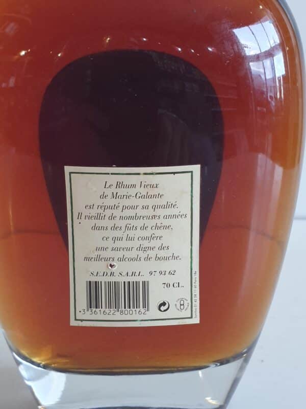 RHUM VIEUX BIELLE 70 CL 49° HORS D'AGE CIRCA 1990 – Image 3