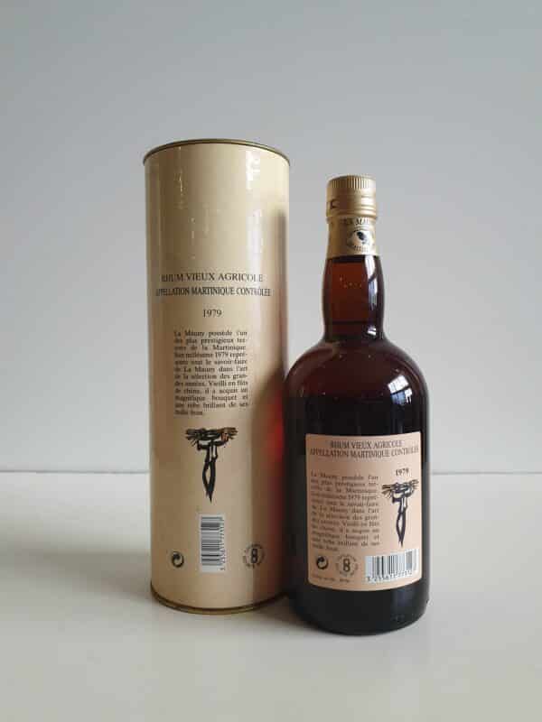 RHUM VIEUX LA MAUNY 70 CL 43° MILLESIME 1979 – Image 2