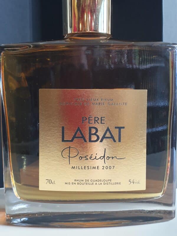 RHUM VIEUX PERE LABAT POSEIDON 70 CL 54° MILLESIME 2007 – Image 3