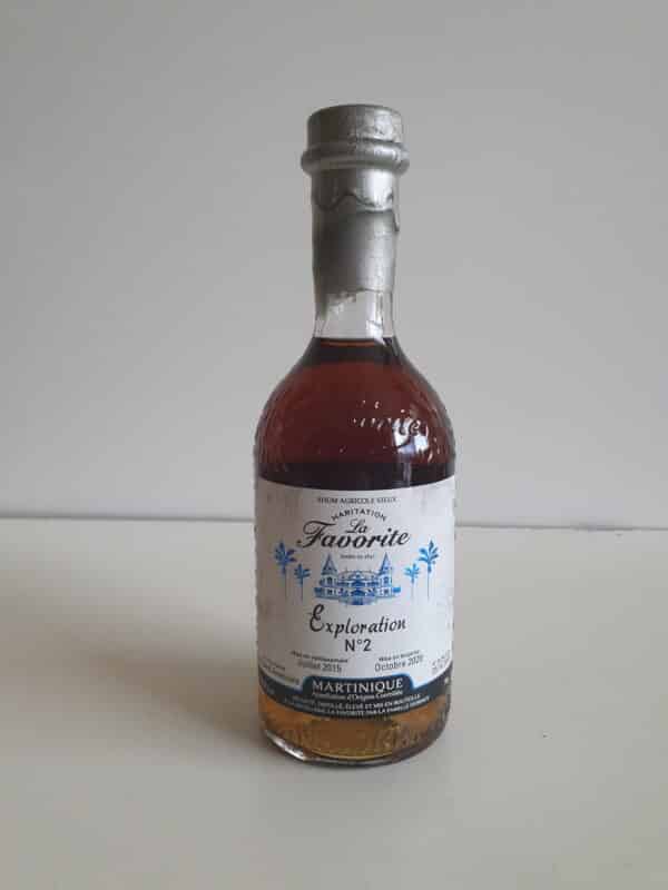 RHUM VIEUX LA FAVORITE 70 CL 47.8° EXPLORATION N°2  MILLESIME 2015
