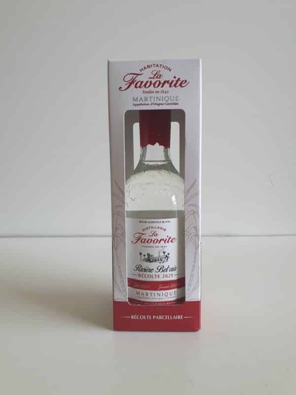 RHUM BLANC LA FAVORITE 70 CL 53° CUVEE RIVIERE BEL' AIR MILLESIME 2020