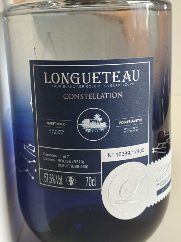 RHUM BLANC LONGUETEAU 70 CL 57.5% CONSTELLATION – Image 2