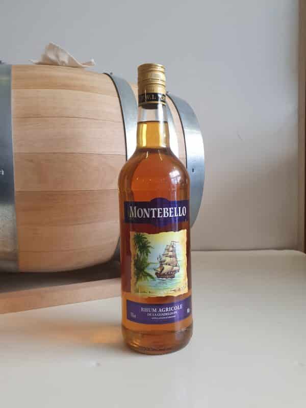 RHUM AGRICOLE AMBRE MONTEBELLO 1 L 75°