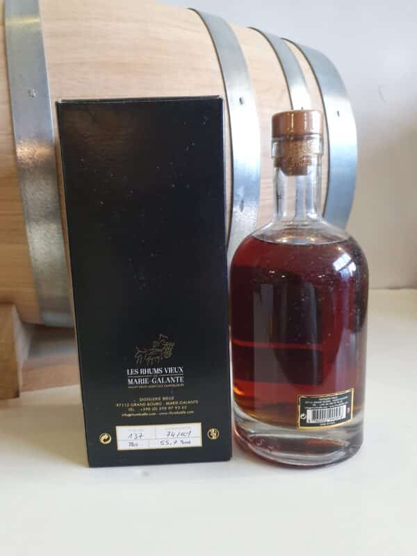 RHUM VIEUX RVMG / BIELLE 70 CL 55.7° MILLESIME 2005 FUT 137 – Image 3