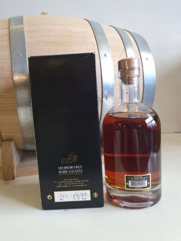 RHUM VIEUX RVMG/BIELLE 70 CL 53° MILLESIME 2005 FUT 161 – Image 3