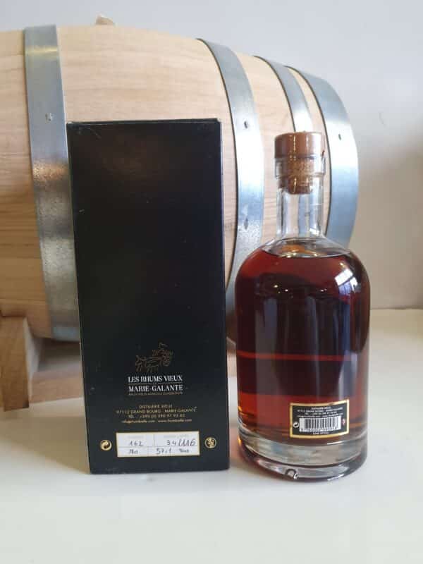 RHUM VIEUX RVMG / BIELLE 70 CL 57.1°  MILLESIME 2005 FUT 162 – Image 3