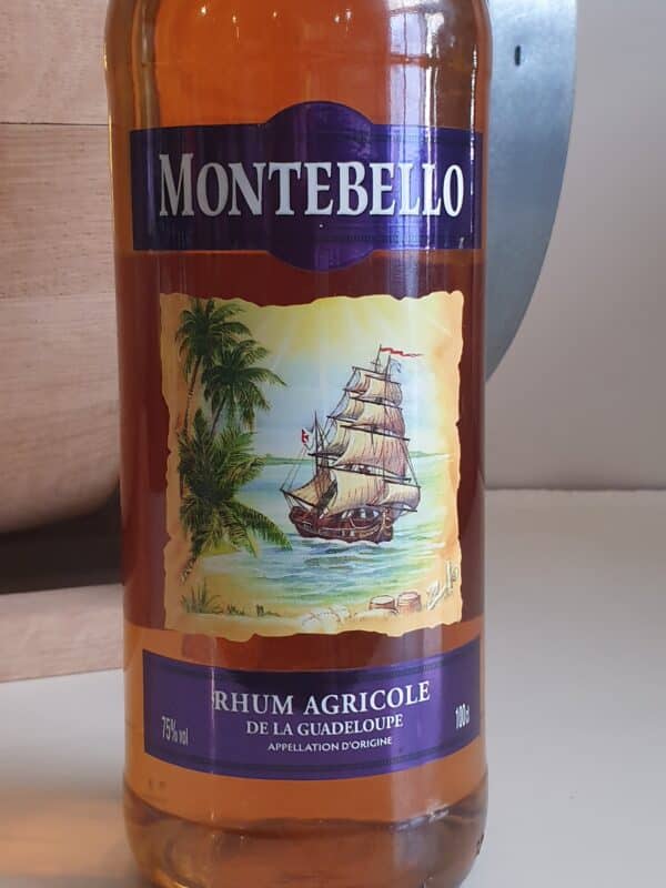RHUM AGRICOLE AMBRE MONTEBELLO 1 L 75° – Image 2
