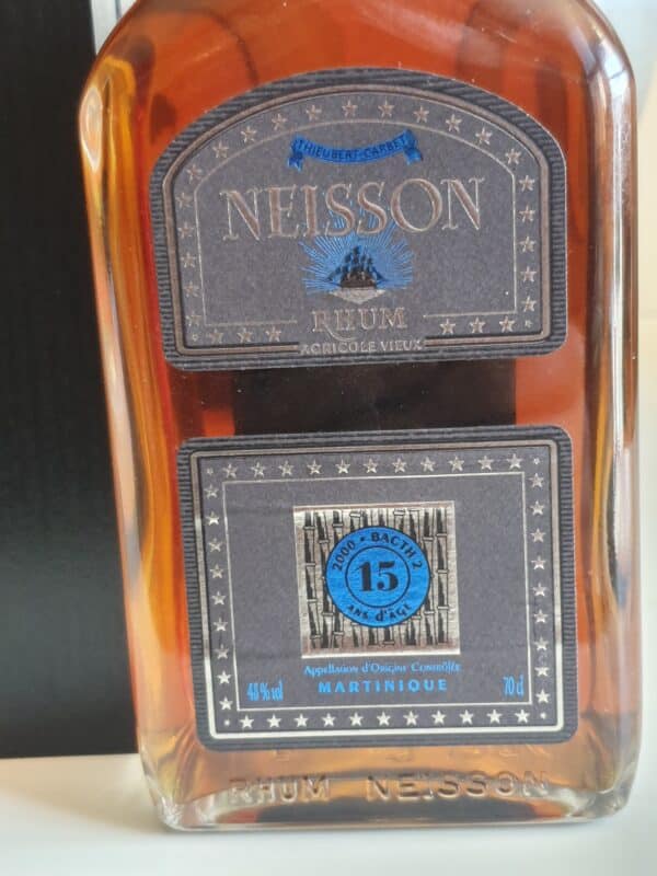 RHUM VIEUX NEISSON 70 CL 48° BATCH 2 MILLESIME 2000 – Image 2
