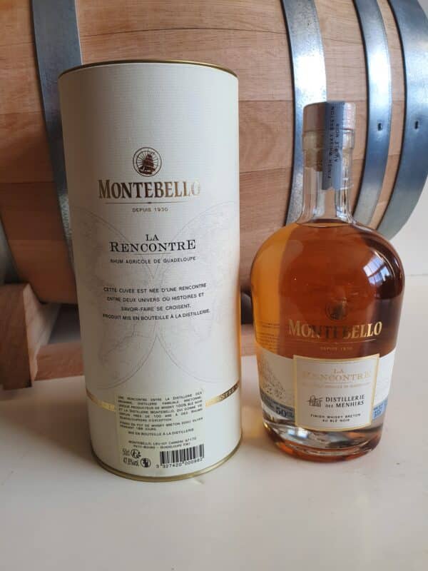 RHUM VIEUX MONTEBELLO 50 CL 47.6° MILLESIME 2015 FINISH WHISKY EDDU
