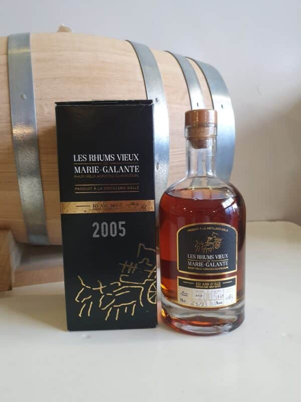 RHUM VIEUX RVMG/BIELLE 70 CL 53° MILLESIME 2005 FUT 161
