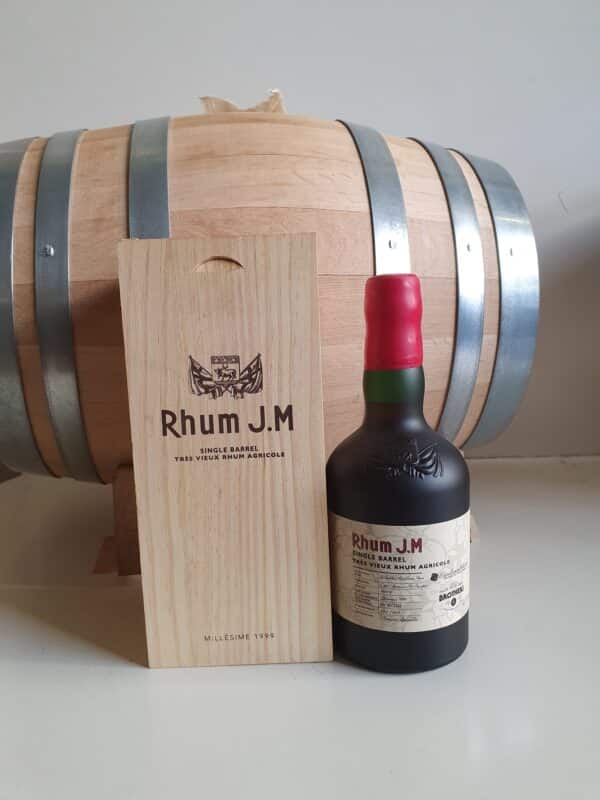 RHUM VIEUX JM 50 CL 43.15 ° MILLESIME 1999  21 ANS