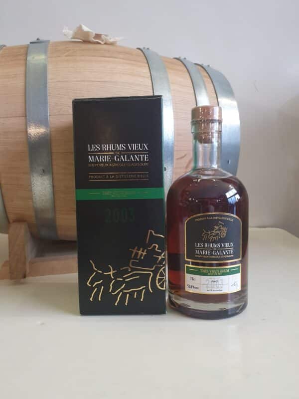 RHUM VIEUX RVMG 70 CL 52.8% MILLESIME 2003