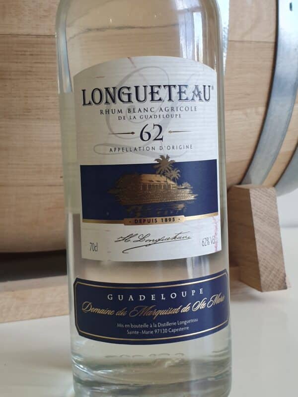 RHUM BLANC LONGUETEAU 70 CL 62° – Image 2
