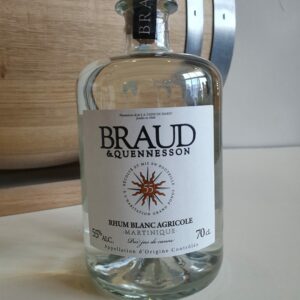 RHUM BLANC BRAUD ET QUENNESSON 70 CL 55°